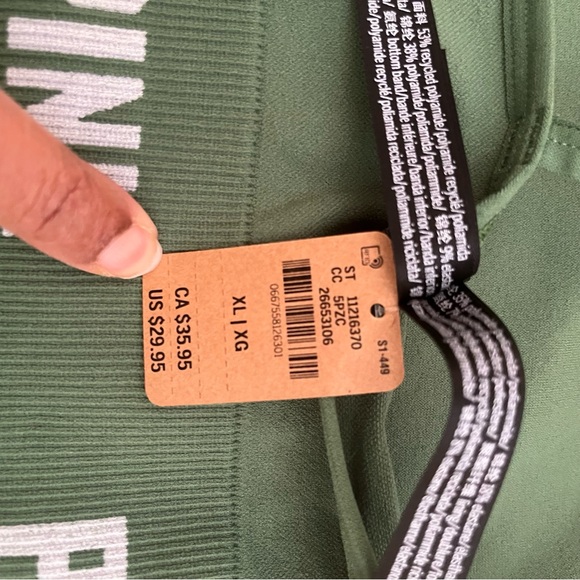 Pink Active seamless crop Sports Bra. Sz. XL - Picture 7 of 8